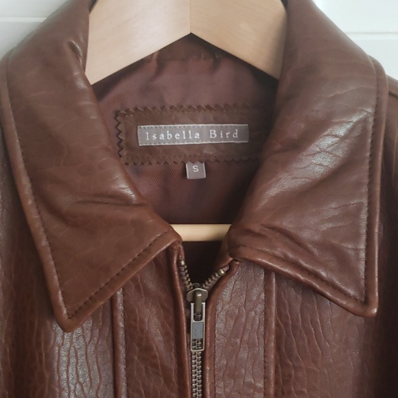Isabella Bird Jackets & Coats Isabella Bird Leather Jacket Size S